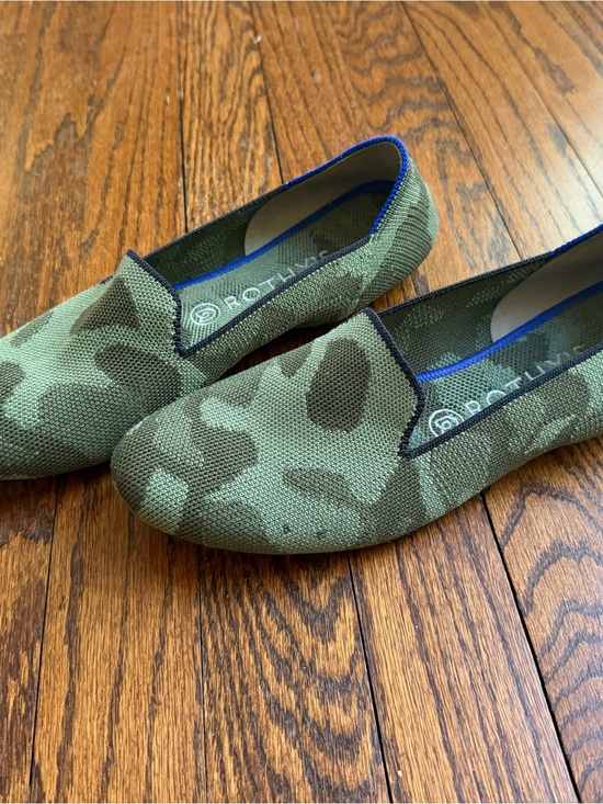 Rothy's Shoes - Rothy's Green Camouflage Knit Slip-Ons